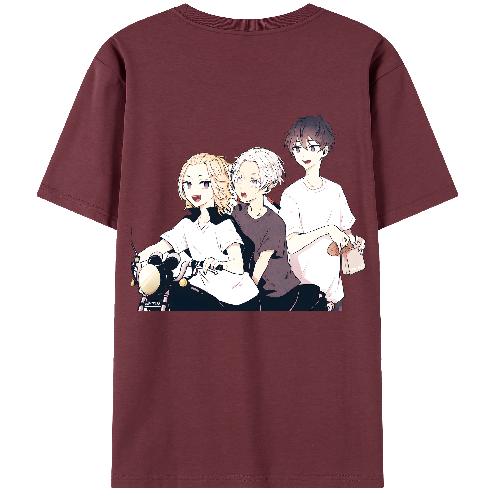 （画像用） 東京リベンジャーズ Tokyo Revengers 綿100％半袖Tシャツ（背面プリント）